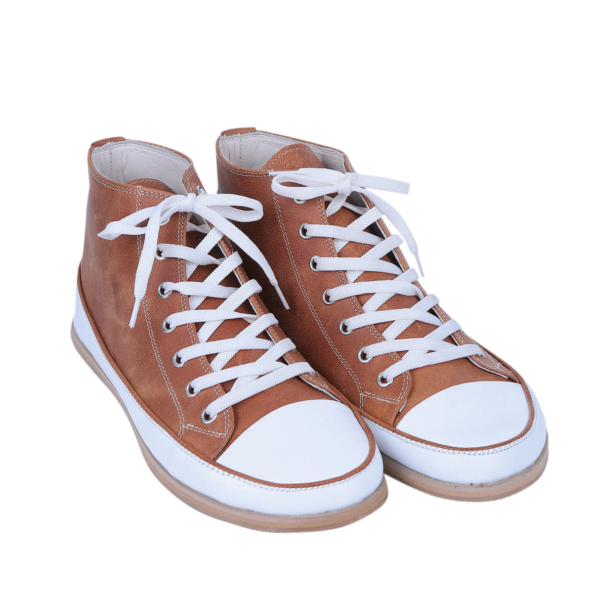 Crazy Barefoot Long Boots Converse Shoes – Eva Outsole – Honey Camel