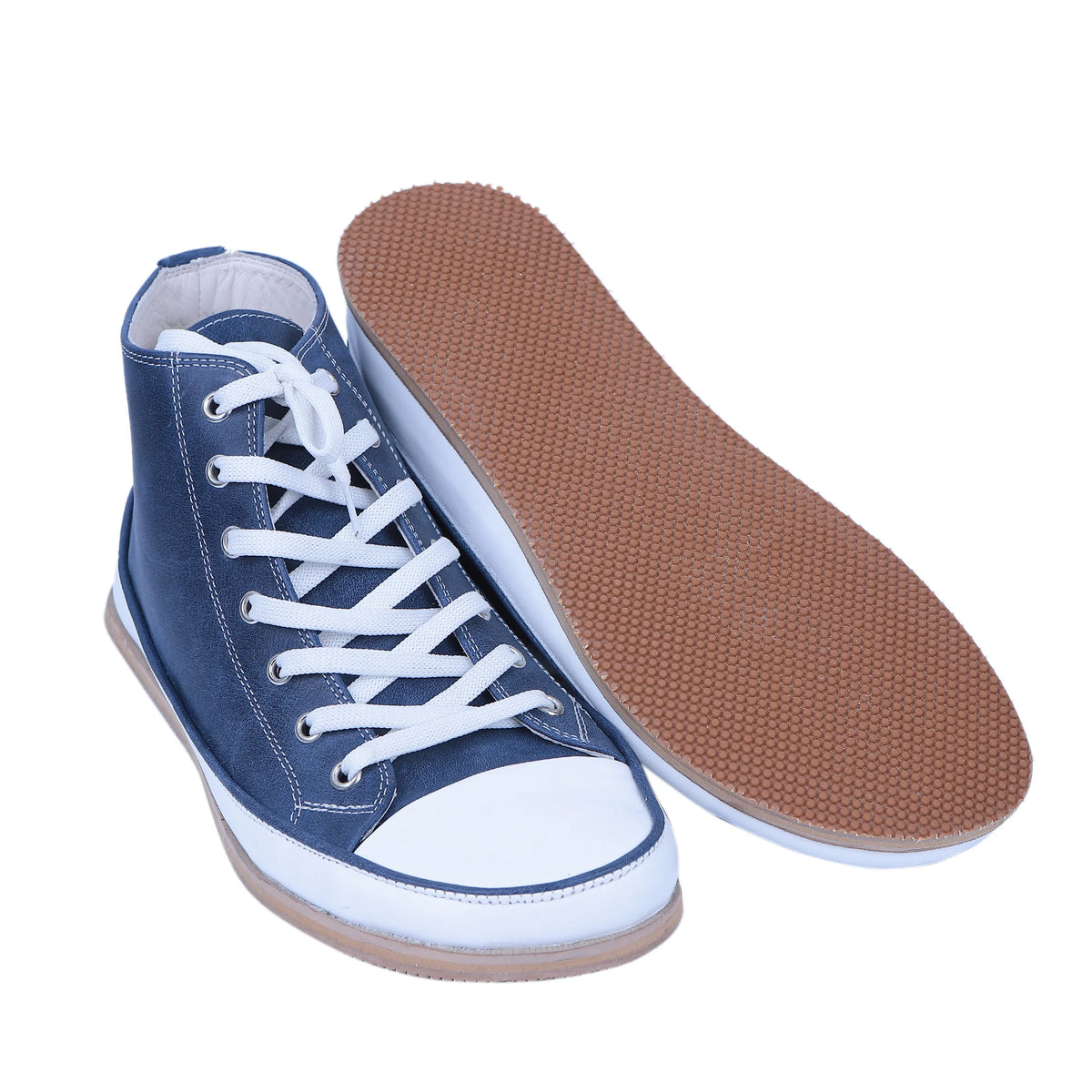 Crazy Barefoot Long Boots Converse Shoes – Eva Outsole – Navy Blue