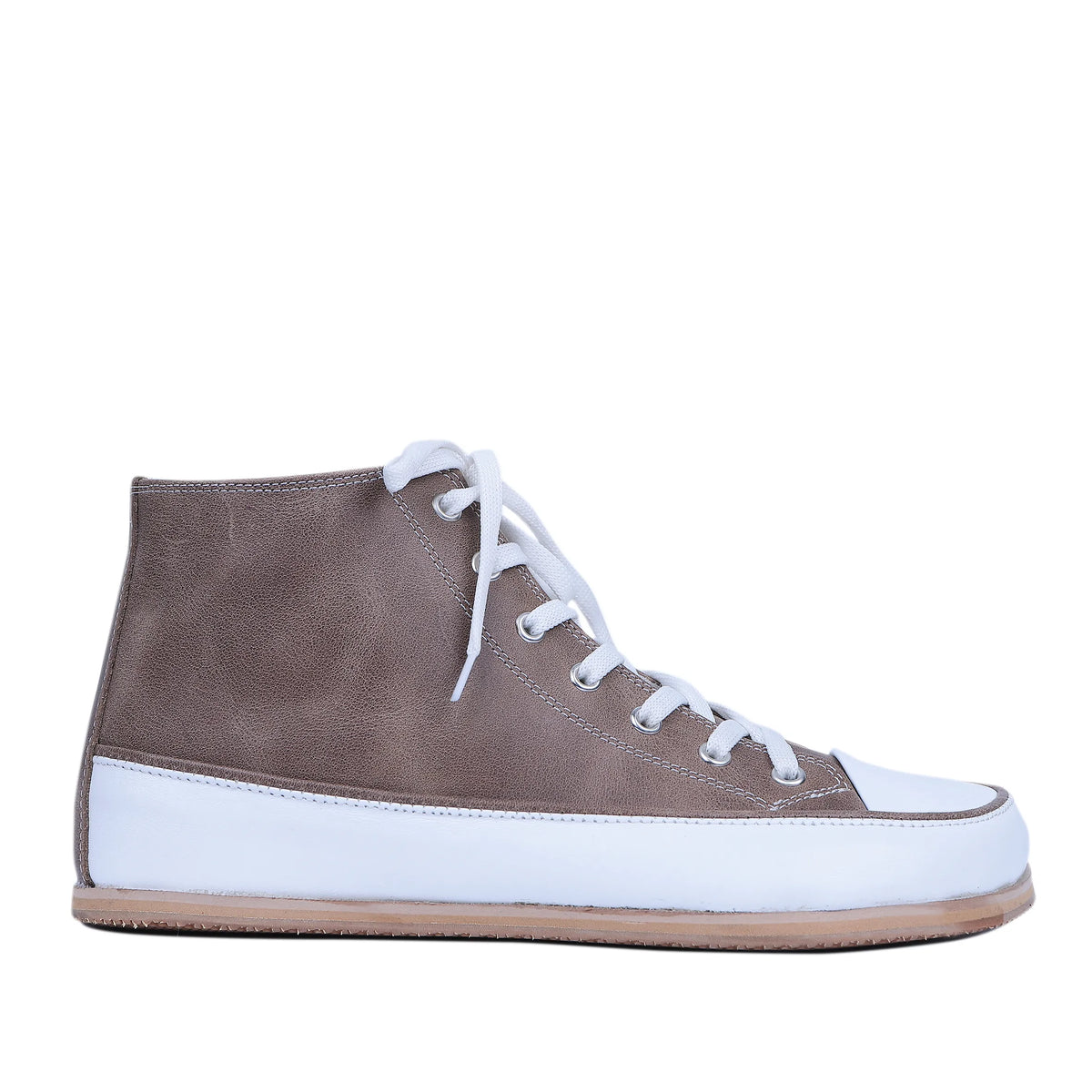 Crazy Barefoot Long Boots Converse Shoes – Eva Outsole – Beige Bizon
