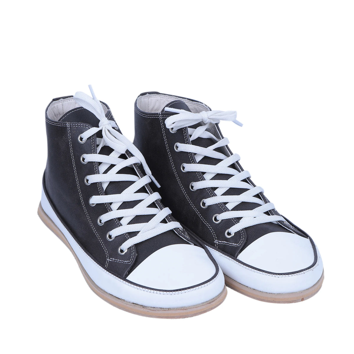 Crazy Barefoot Long Boots Converse Shoes – Eva Outsole – Black