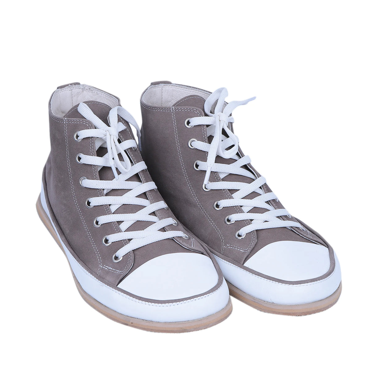 Nubuck Barefoot Long Boots Converse Shoes – Eva Outsole – Smoked