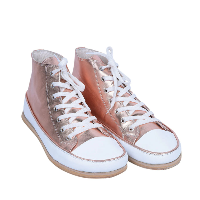 Bright Barefoot Long Boots Converse Shoes – Eva Outsole – Rose