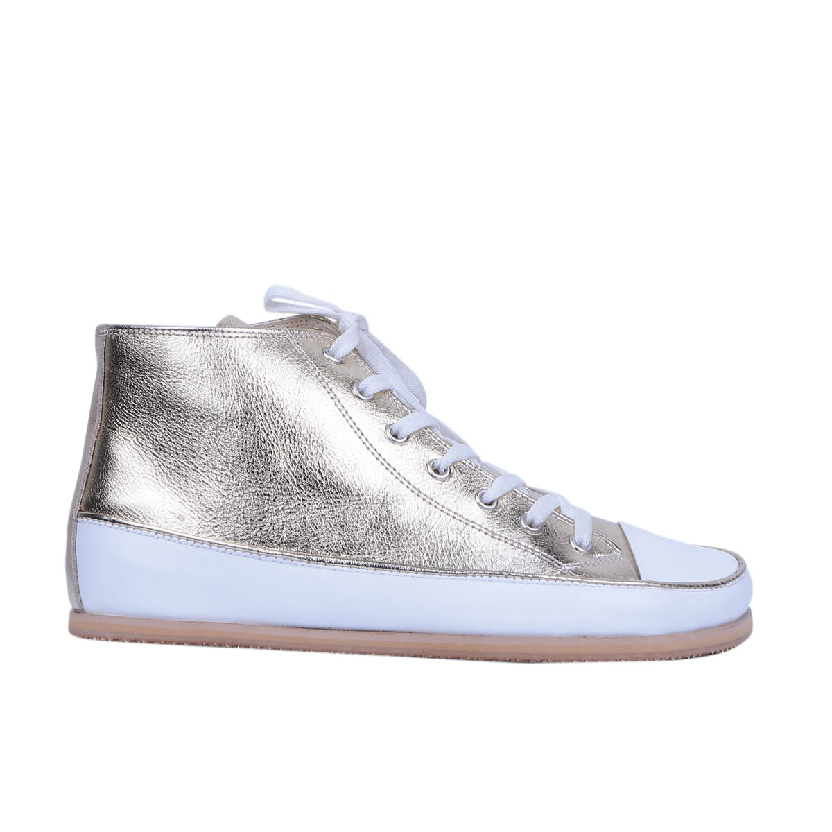 Bright Barefoot Long Boots Converse Shoes – Eva Outsole – Gold