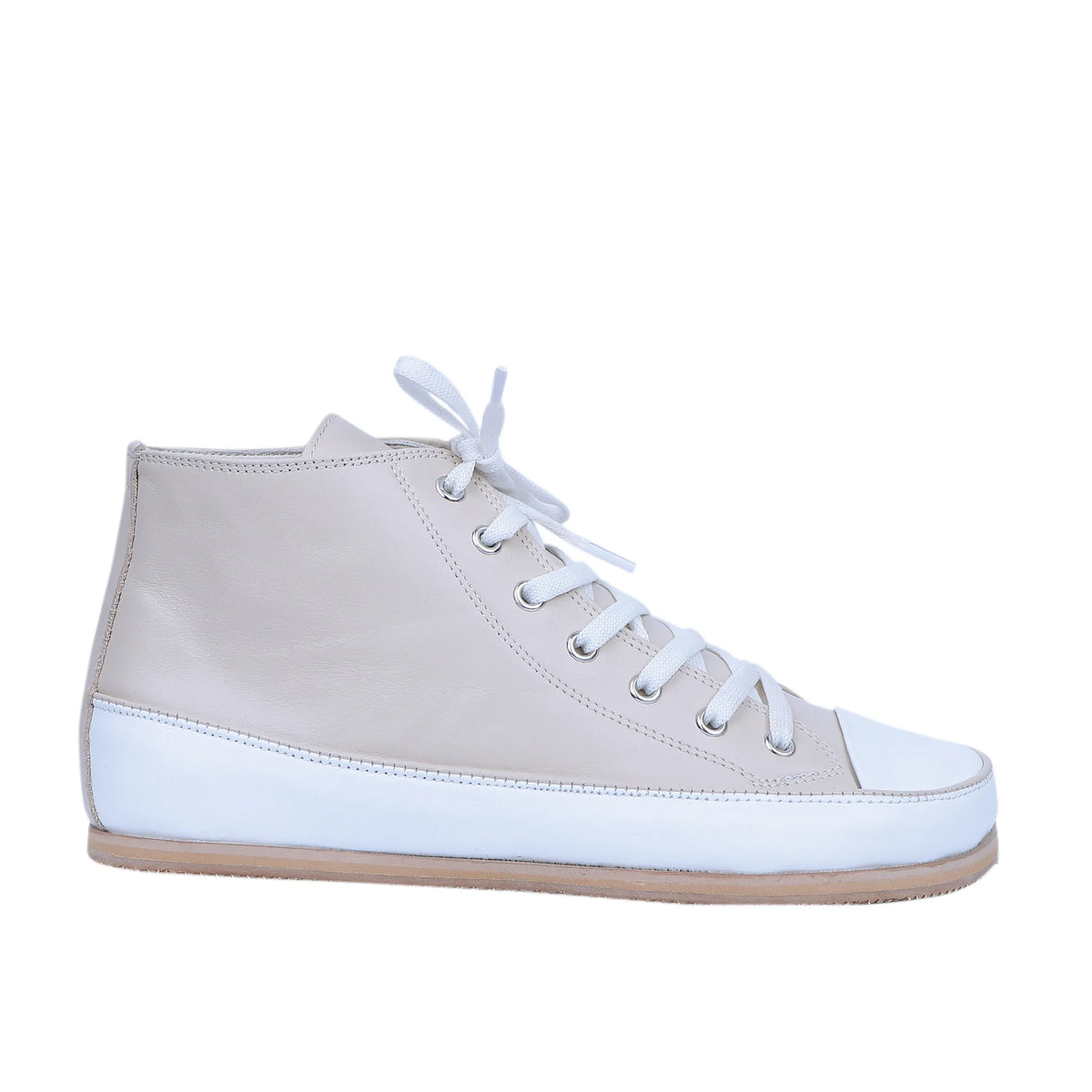 Smooth Barefoot Long Boots Converse Shoes – Eva Outsole – Cream