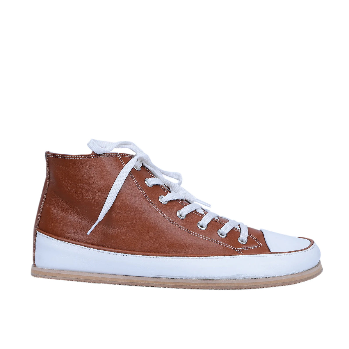 Smooth Barefoot Long Boots Converse Shoes – Eva Outsole – Tan