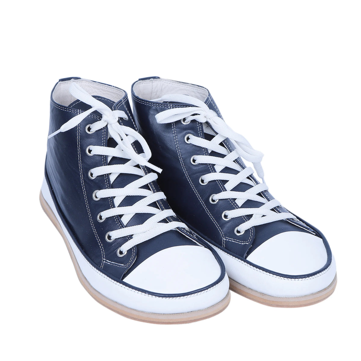 Smooth Barefoot Long Boots Converse Shoes – Eva Outsole – Navy Blue