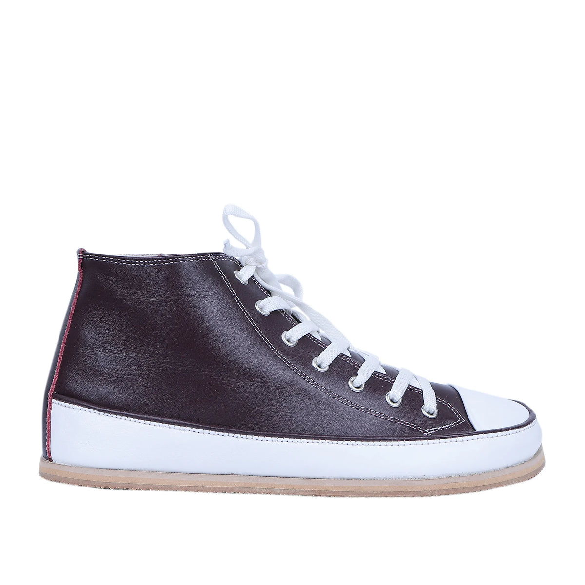 Smooth Barefoot Long Boots Converse Shoes – Eva Outsole – Burgundy