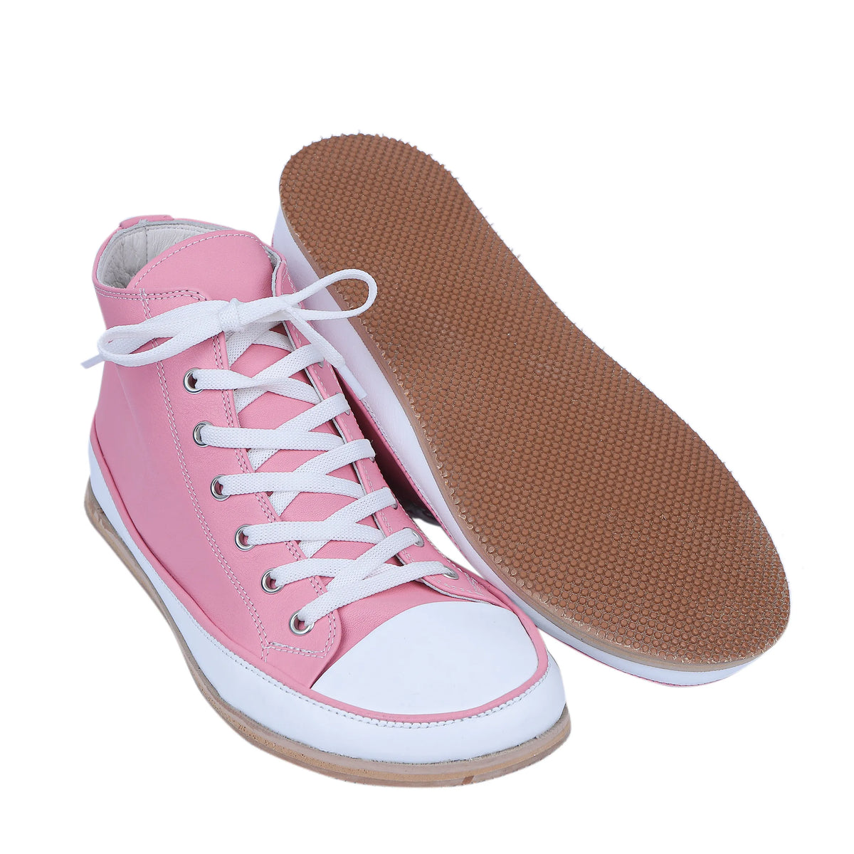 Smooth Barefoot Long Boots Converse Shoes – Eva Outsole – Pink