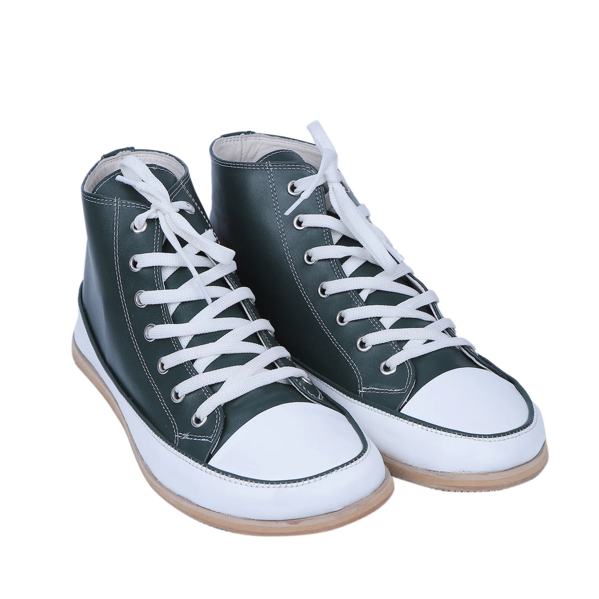 Smooth Barefoot Long Boots Converse Shoes – Eva Outsole – Green