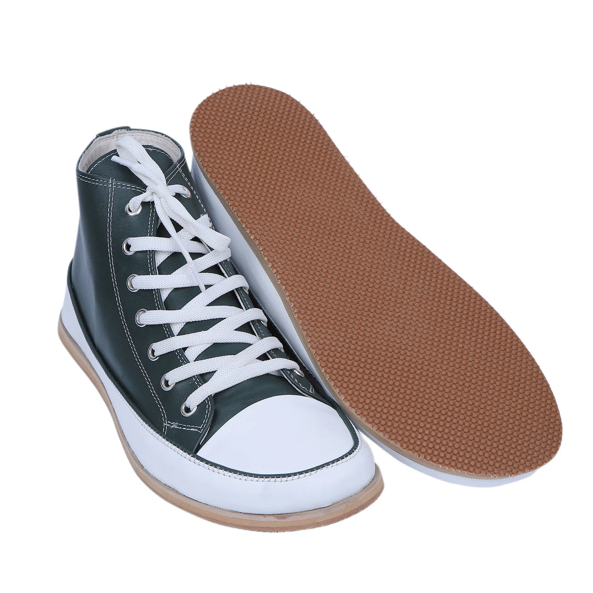 Smooth Barefoot Long Boots Converse Shoes – Eva Outsole – Green