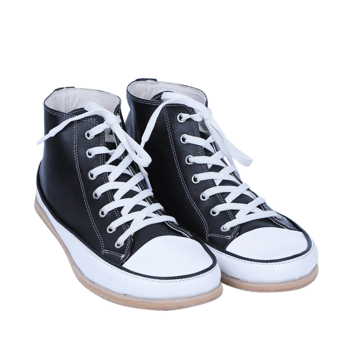 Smooth Barefoot Long Boots Converse Shoes – Eva Outsole – Black