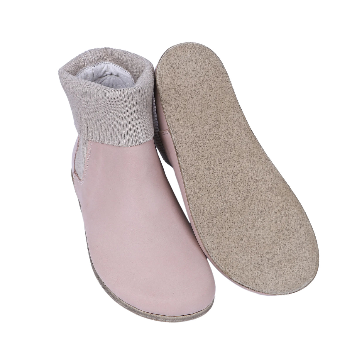 Crazy Barefoot Socks Chelsea Shoes – Classic Sole — Leather Sole – Undyed Crust