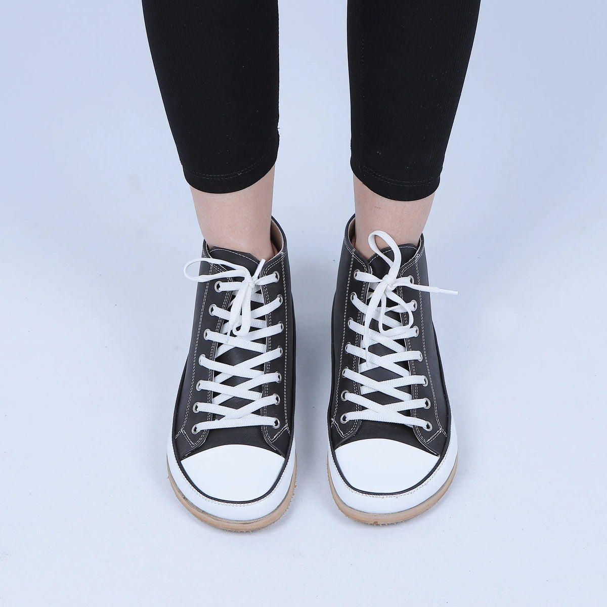 Crazy Barefoot Long Boots Converse Shoes – Eva Outsole – Black