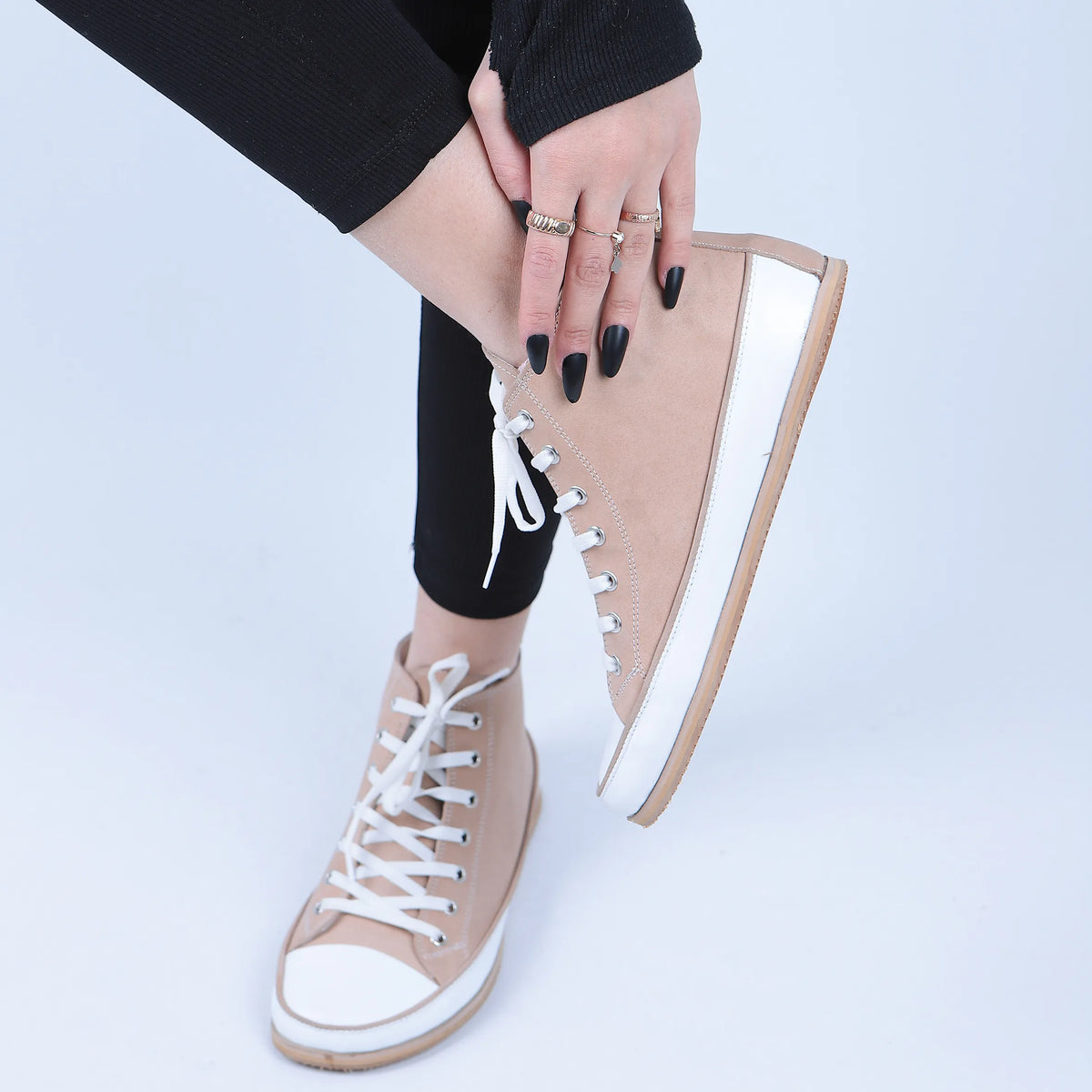 Crazy Barefoot Long Boots Converse Shoes – Eva Outsole – Undyed Crust