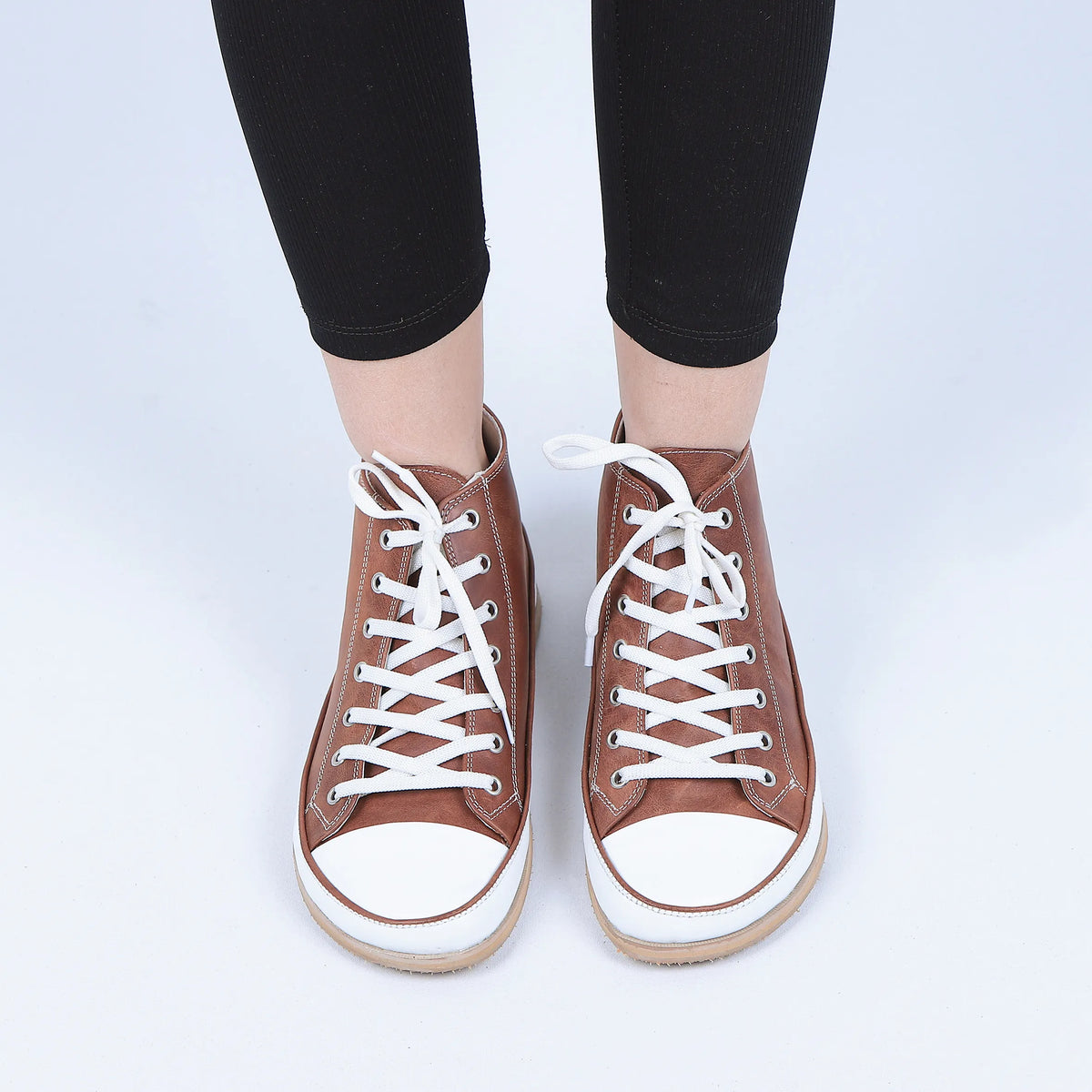 Crazy Barefoot Long Boots Converse Shoes – Eva Outsole – Honey Camel