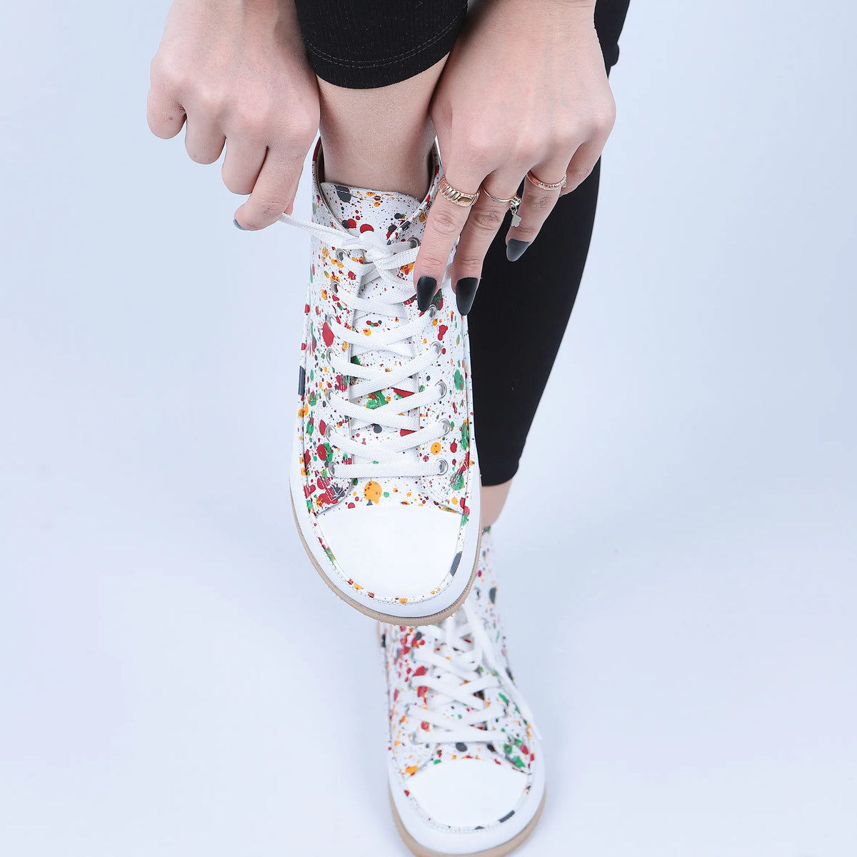 Splanter Barefoot Long Boots Converse Shoes – Eva Outsole – White