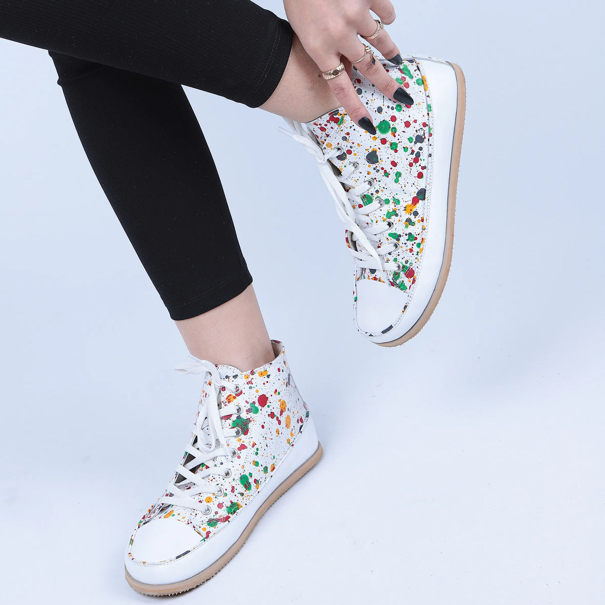 Splanter Barefoot Long Boots Converse Shoes – Eva Outsole – White