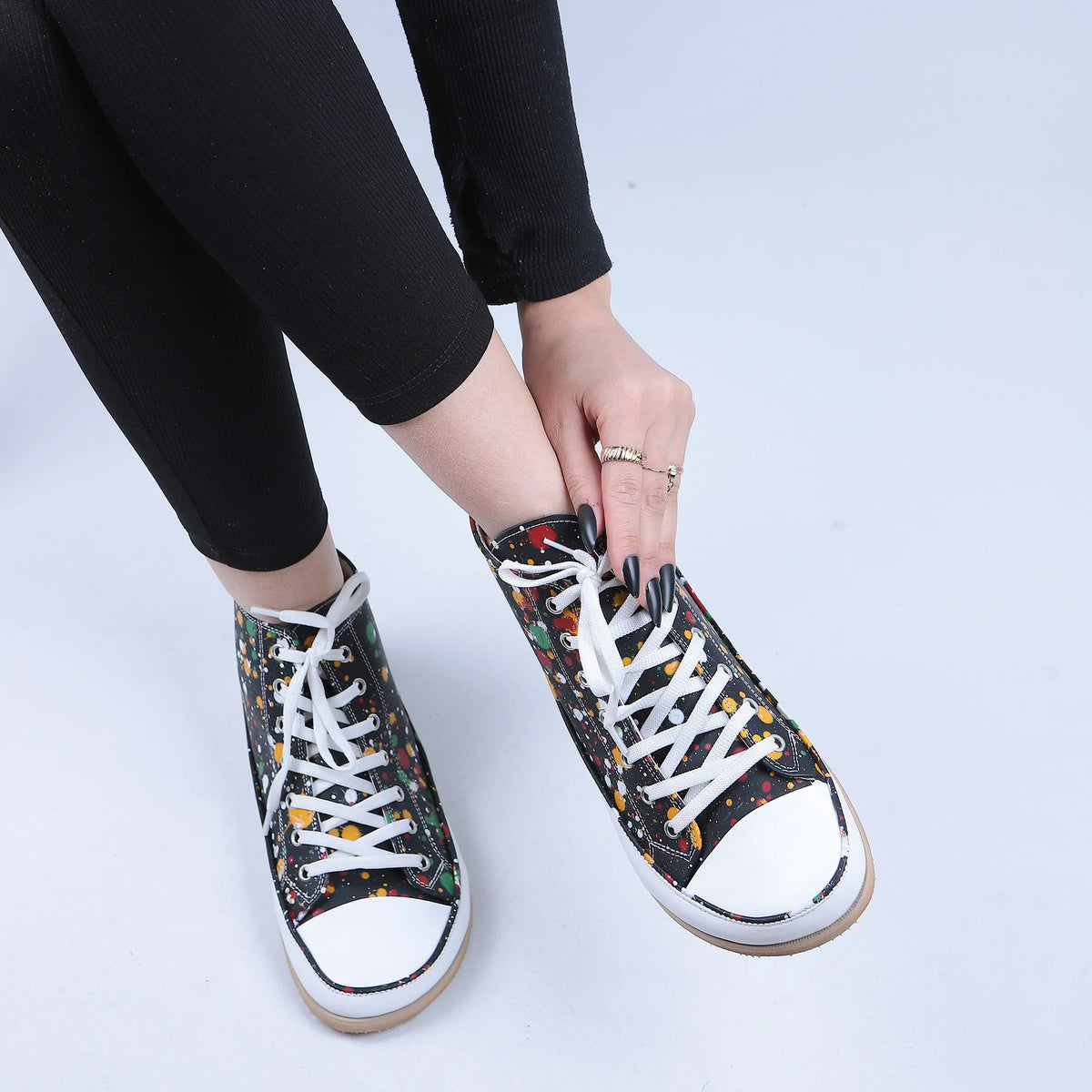 Splanter Barefoot Long Boots Converse Shoes – Eva Outsole – Black