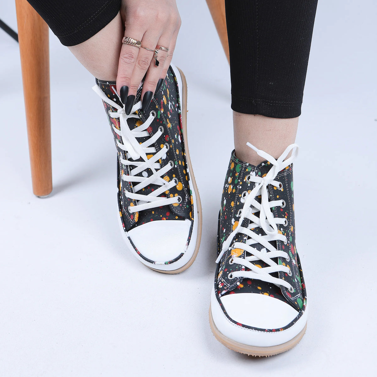 Splanter Barefoot Long Boots Converse Shoes – Eva Outsole – Black