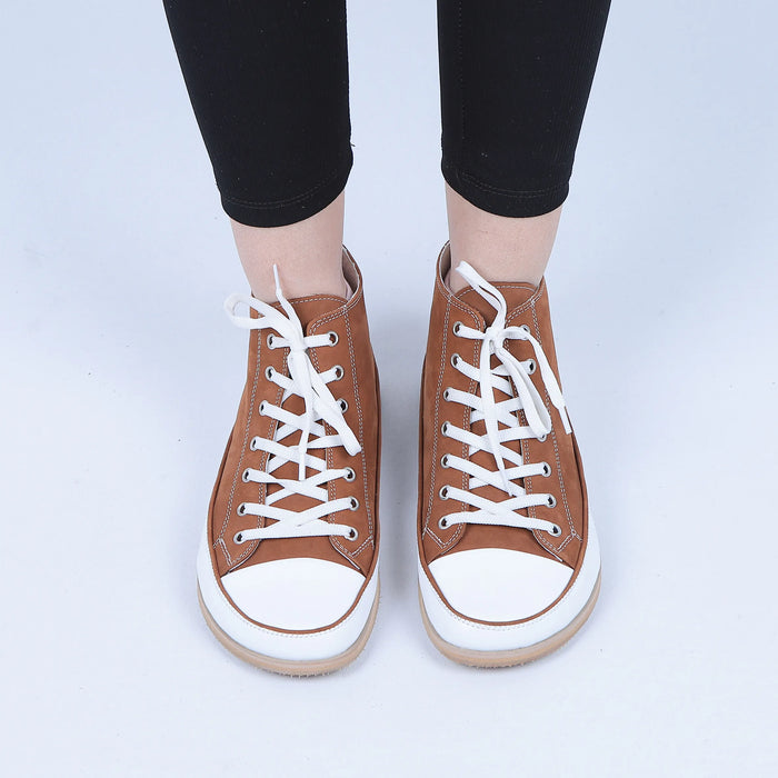 Nubuck Barefoot Long Boots Converse Shoes – Eva Outsole – Tan