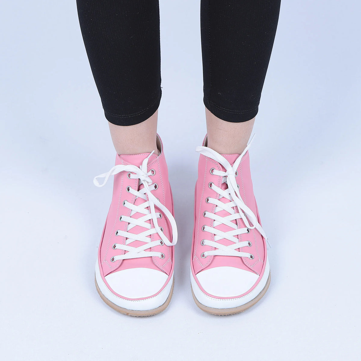 Smooth Barefoot Long Boots Converse Shoes – Eva Outsole – Pink