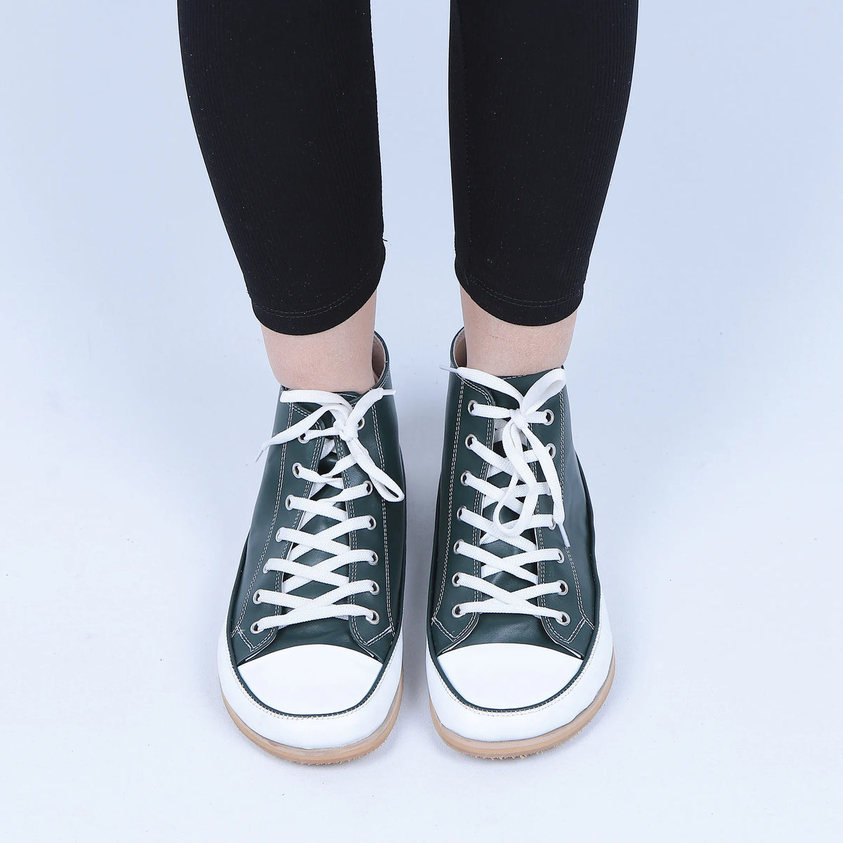 Smooth Barefoot Long Boots Converse Shoes – Eva Outsole – Green