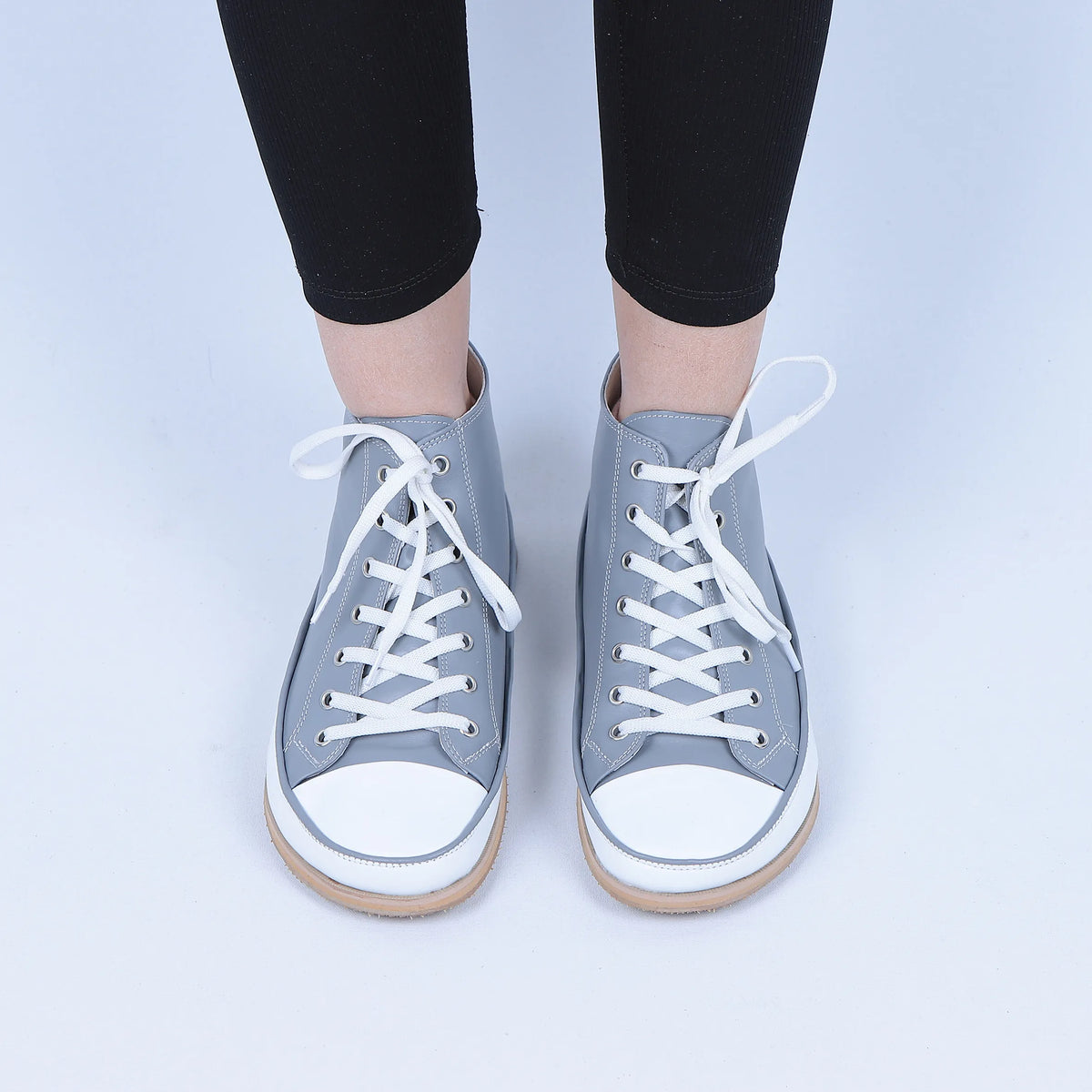 Smooth Barefoot Long Boots Converse Shoes – Eva Outsole – Gray