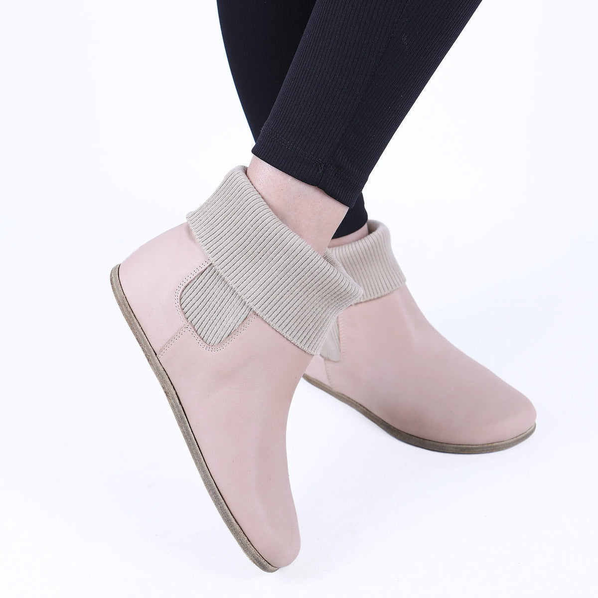 Crazy Barefoot Socks Chelsea Shoes – Classic Sole — Leather Sole – Undyed Crust