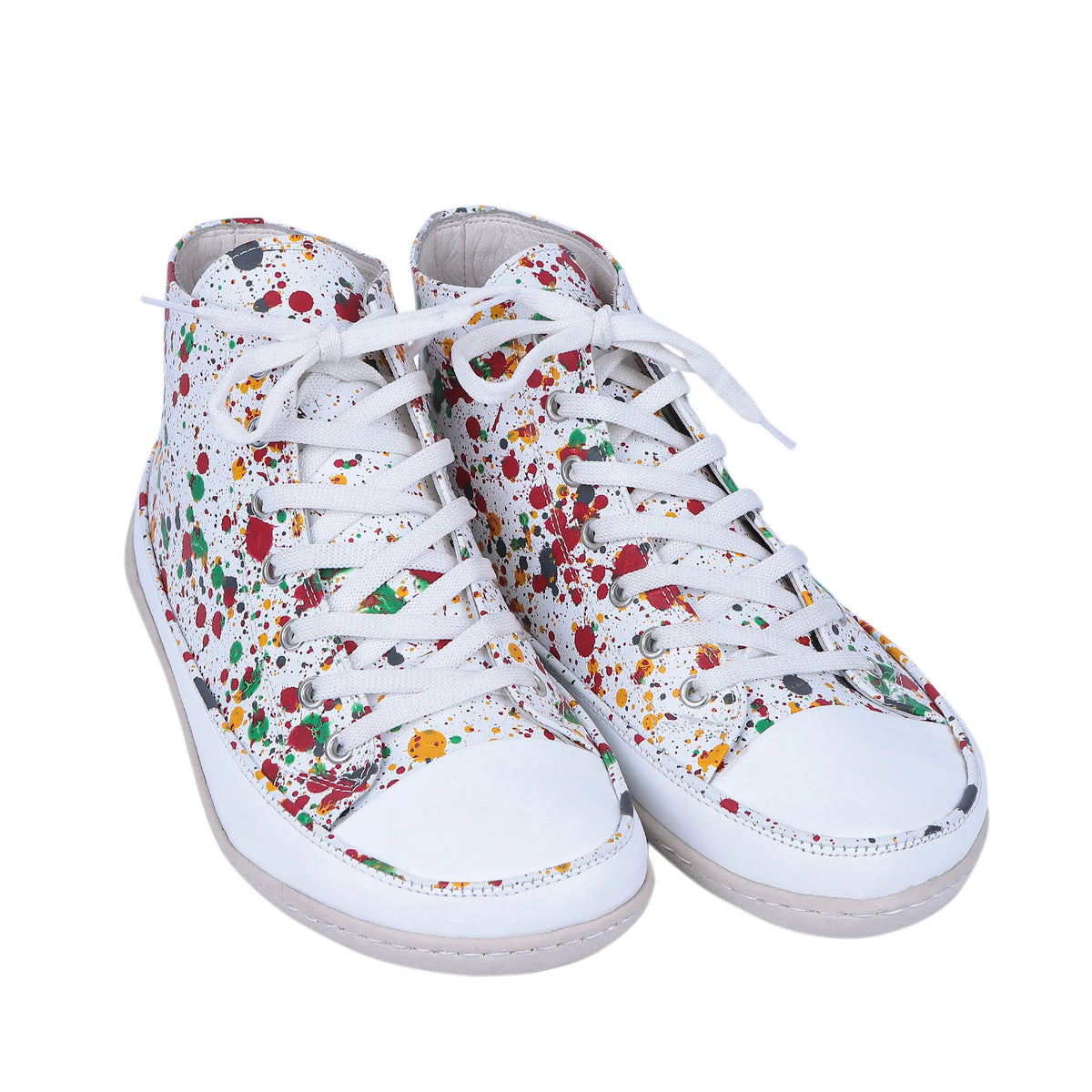 Splanter Barefoot Long Boots Converse Shoes – 6mm Rubber Sole – White