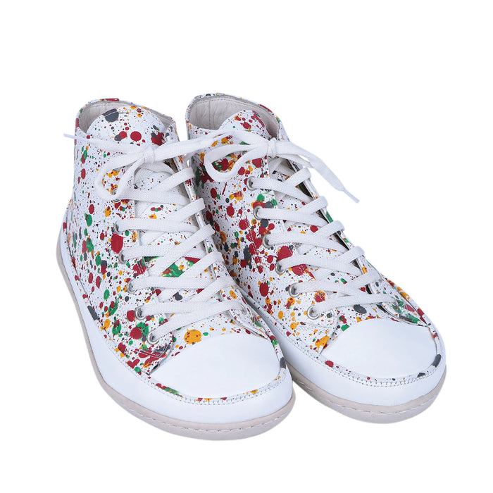 Splanter Barefoot Long Boots Converse Shoes – 6mm Rubber Sole – White