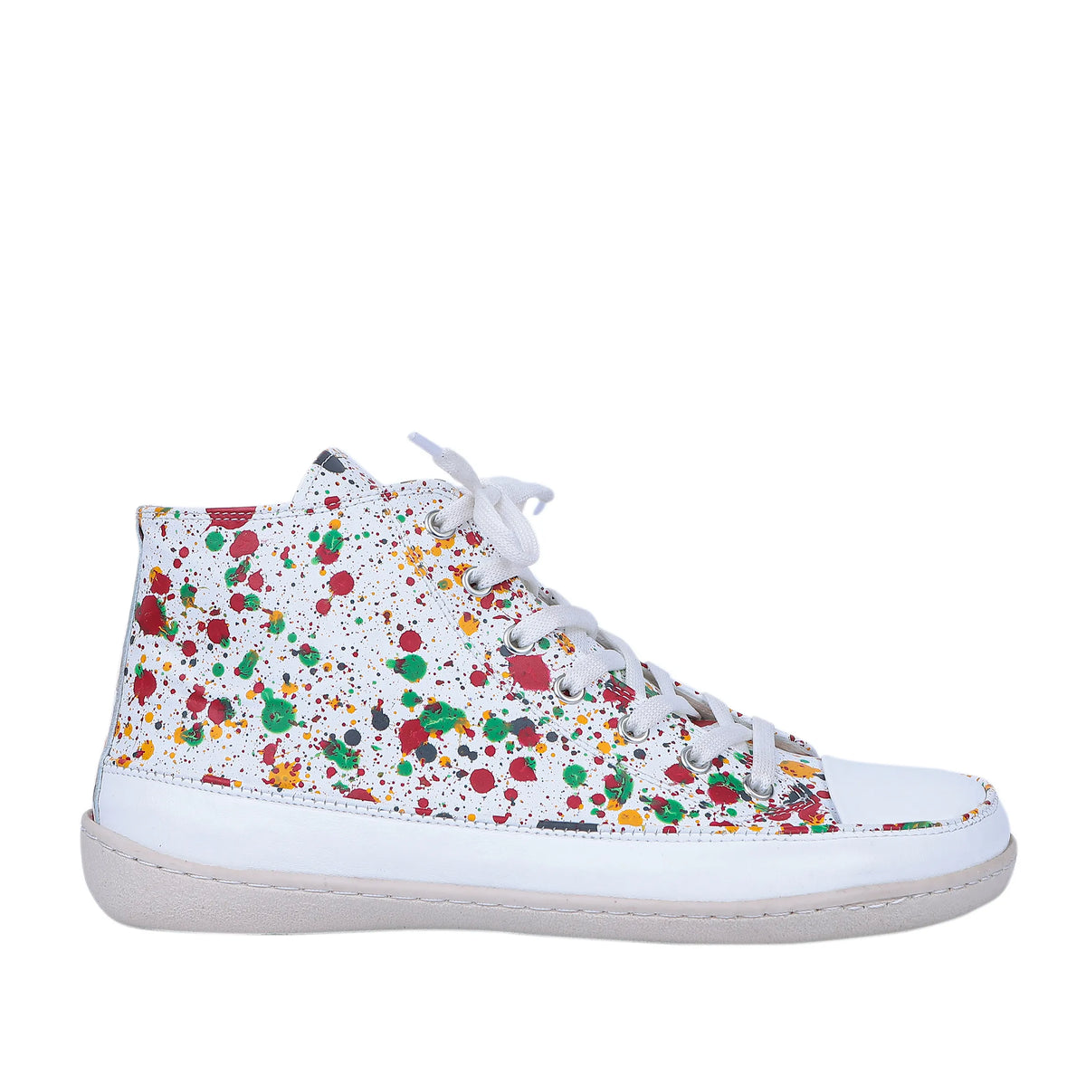 Splanter Barefoot Long Boots Converse Shoes – 6mm Rubber Sole – White