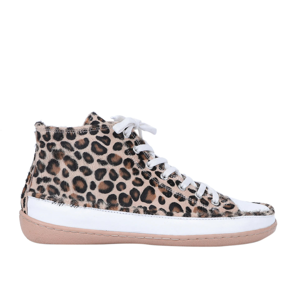 Hair Barefoot Long Boots Converse Shoes – 6mm Rubber Sole – Leopard