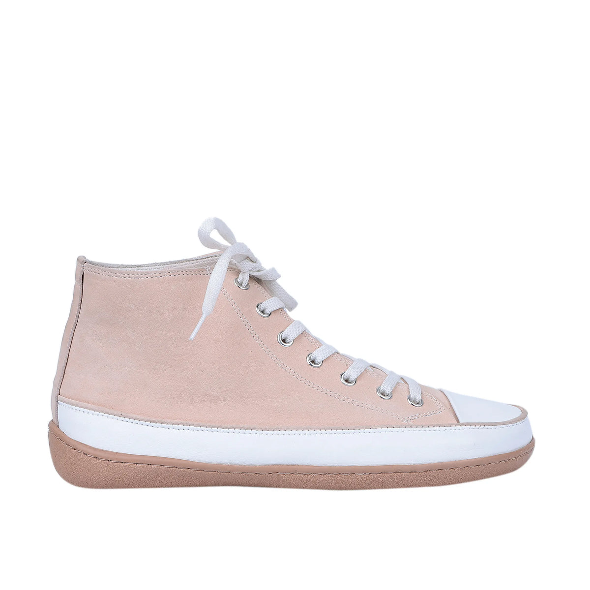 Nubuck Barefoot Long Boots Converse Shoes – 6mm Rubber Sole – Cream