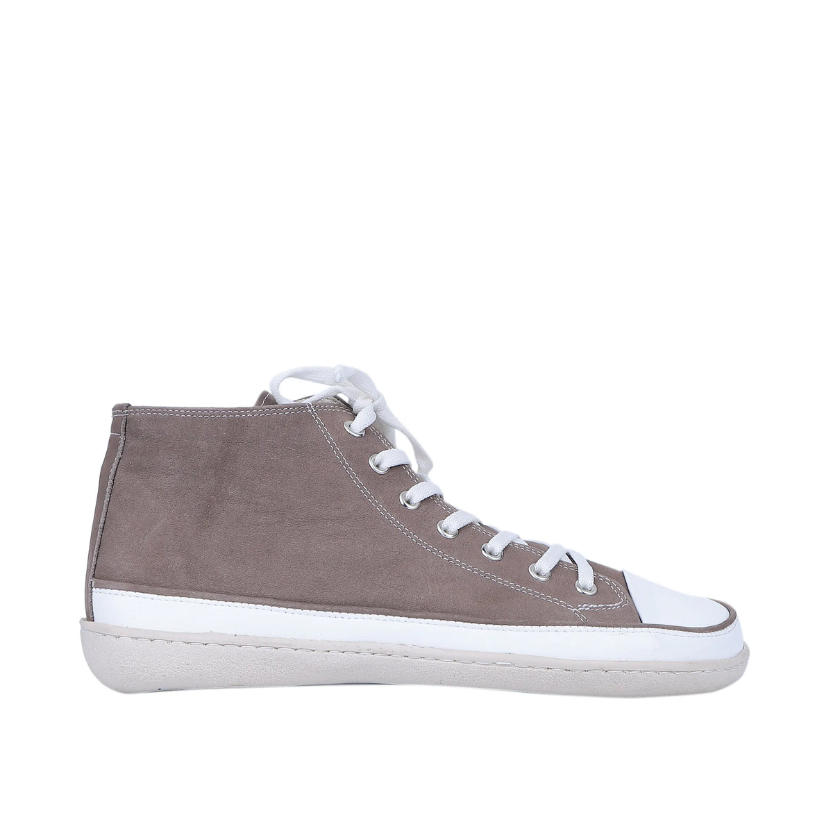 Nubuck Barefoot Long Boots Converse Shoes – 6mm Rubber Sole – Smoked