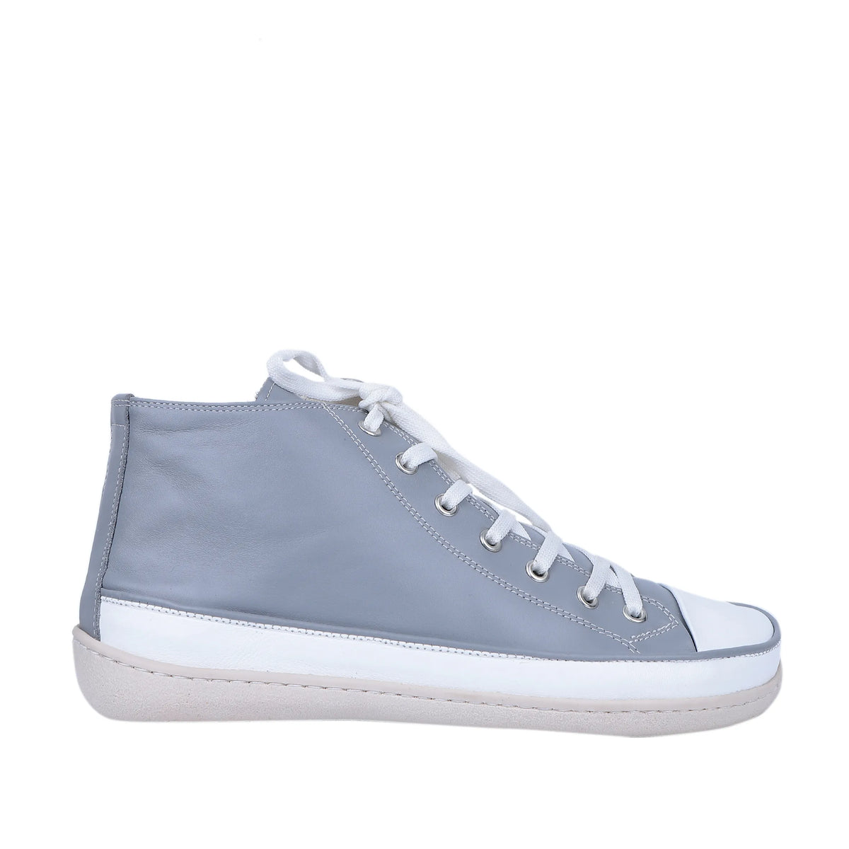 Smooth Barefoot Long Boots Converse Shoes – 6mm Rubber Sole – Gray