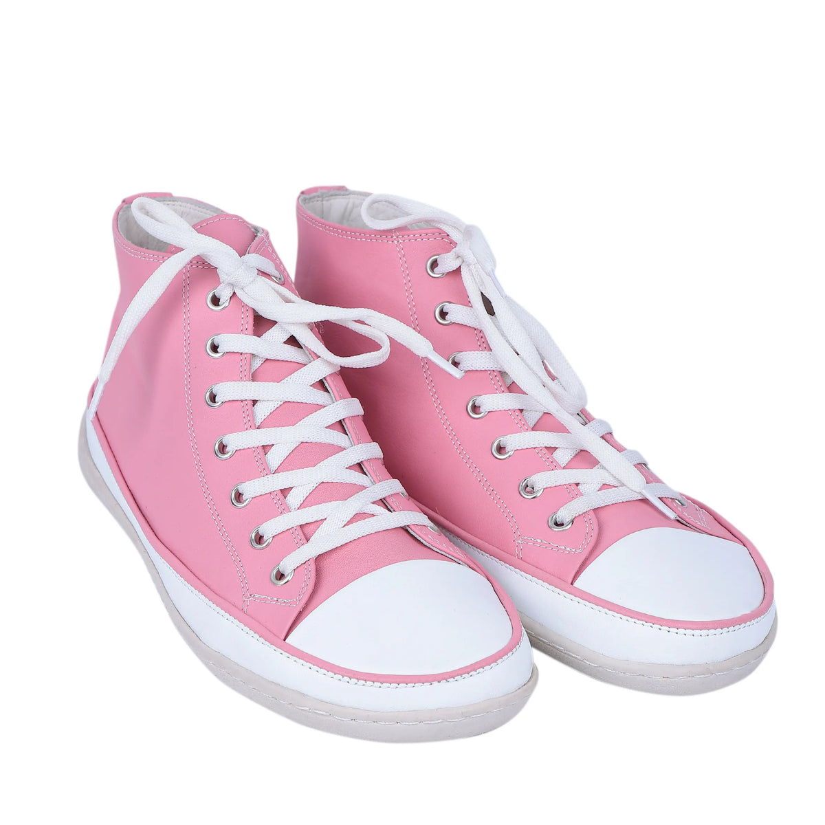 Smooth Barefoot Long Boots Converse Shoes – 6mm Rubber Sole – Pink