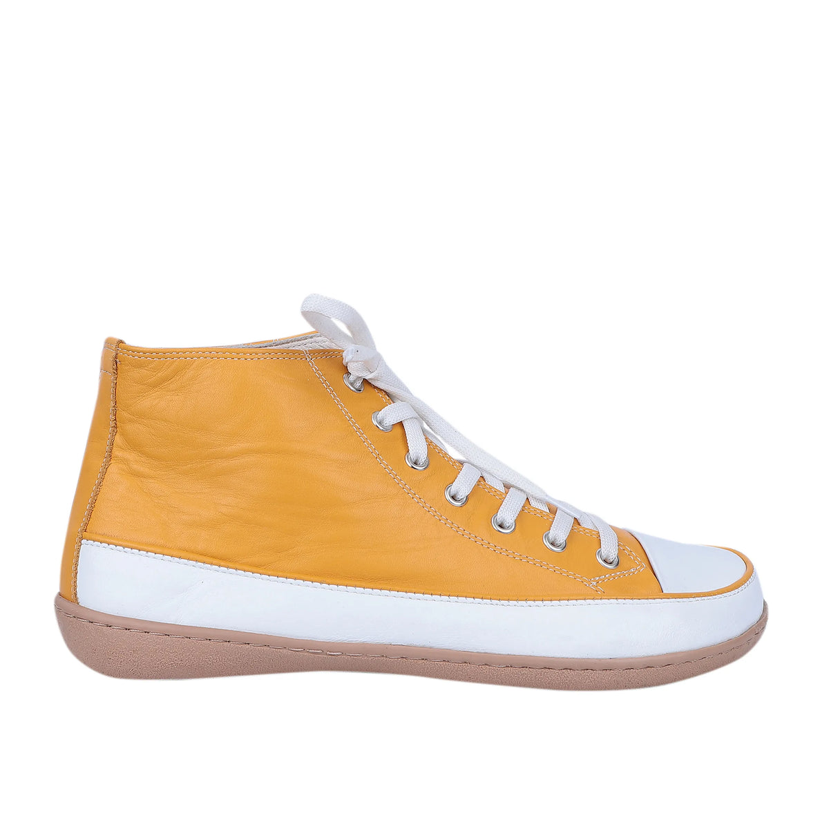 Smooth Barefoot Long Boots Converse Shoes – 6mm Rubber Sole – Yellow