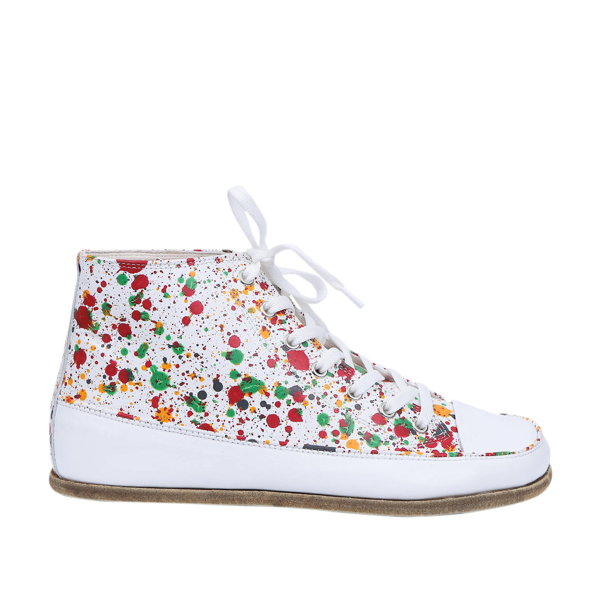Splanter Barefoot Long Boots Converse Shoes – Classic Sole — Leather Sole – White