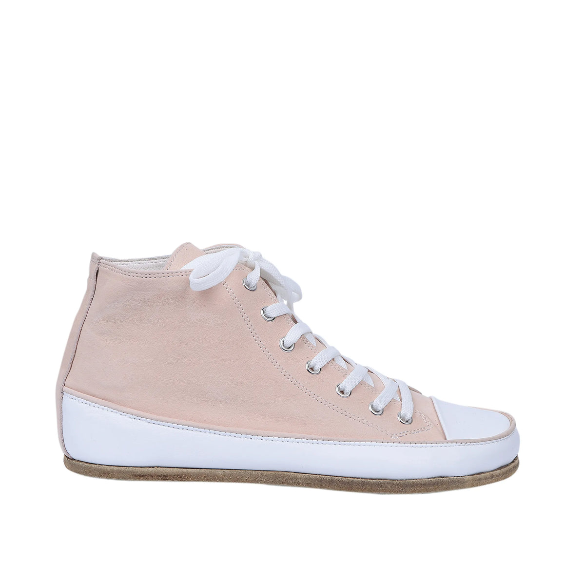 Nubuck Barefoot Long Boots Converse Shoes – Classic Sole — Leather Sole – Cream