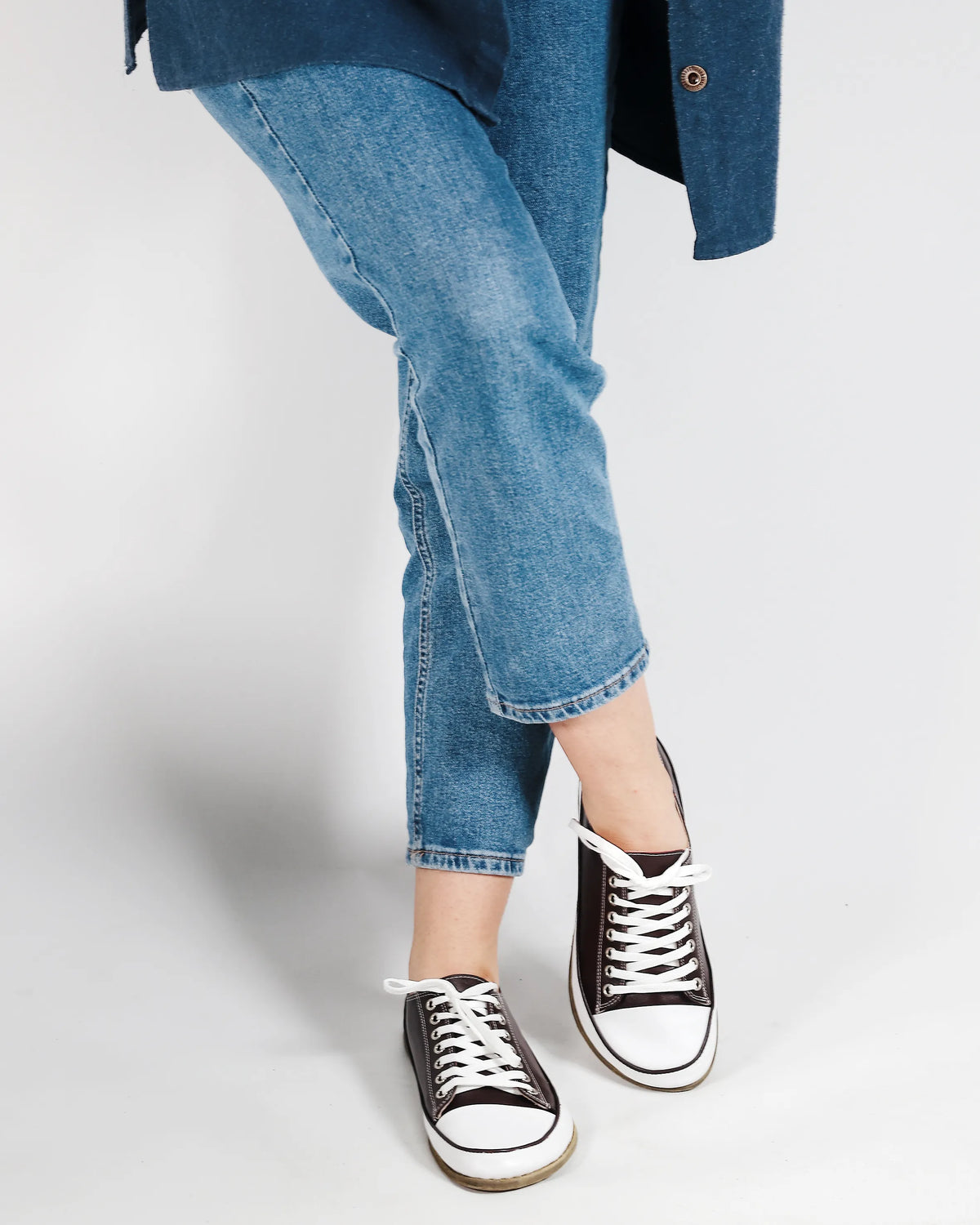 Smooth Barefoot Converse Shoes – Classic Sole — Leather Sole – Burgundy