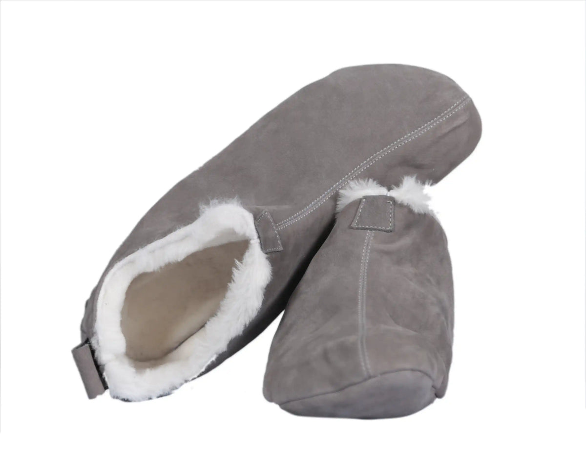 Nubuck Barefoot Home Slippers Sandals Shoes – Gray