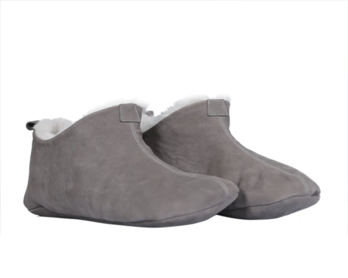 Nubuck Barefoot Home Slippers Sandals Shoes – Gray