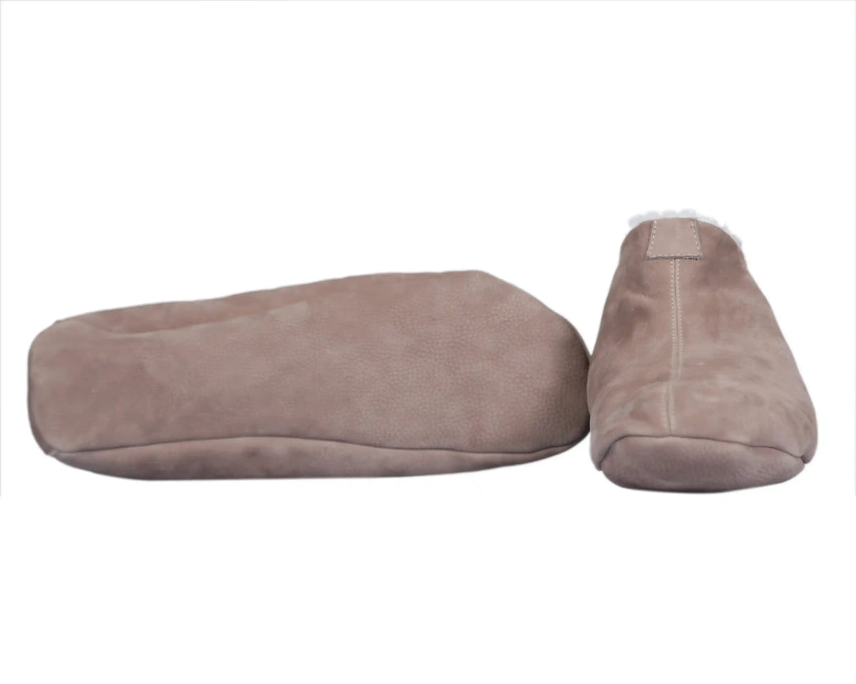Nubuck Barefoot Home Slippers Sandals Shoes – Smoked