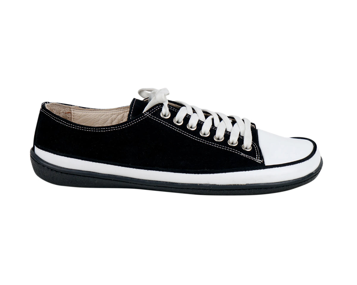 Nubuck Barefoot Converse Shoes – 6mm Rubber Sole – Black