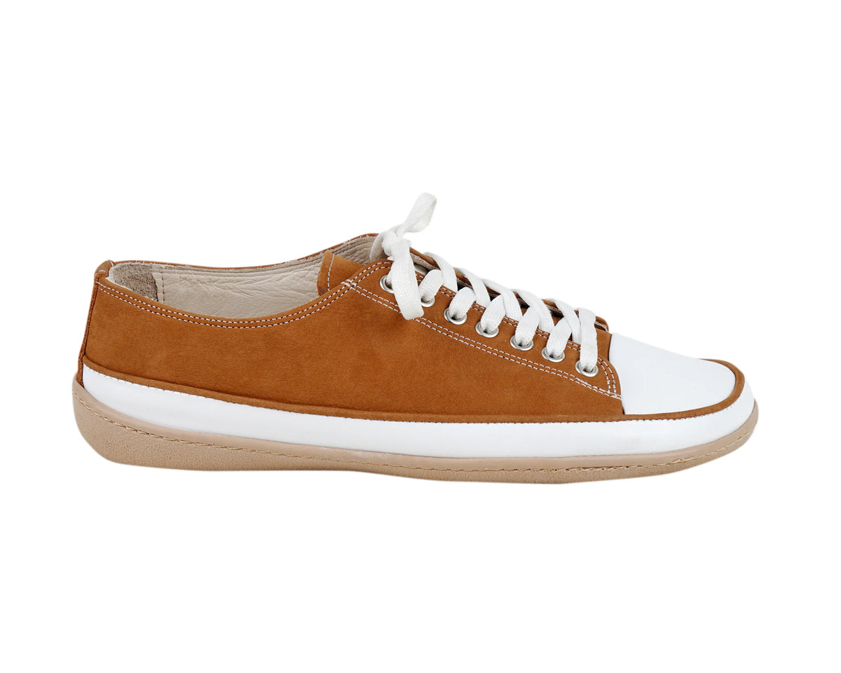 Nubuck Barefoot Converse Shoes – 6mm Rubber Sole – Tan