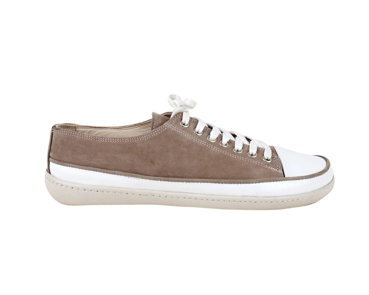 Nubuck Barefoot Converse Shoes – 6mm Rubber Sole – Smoked