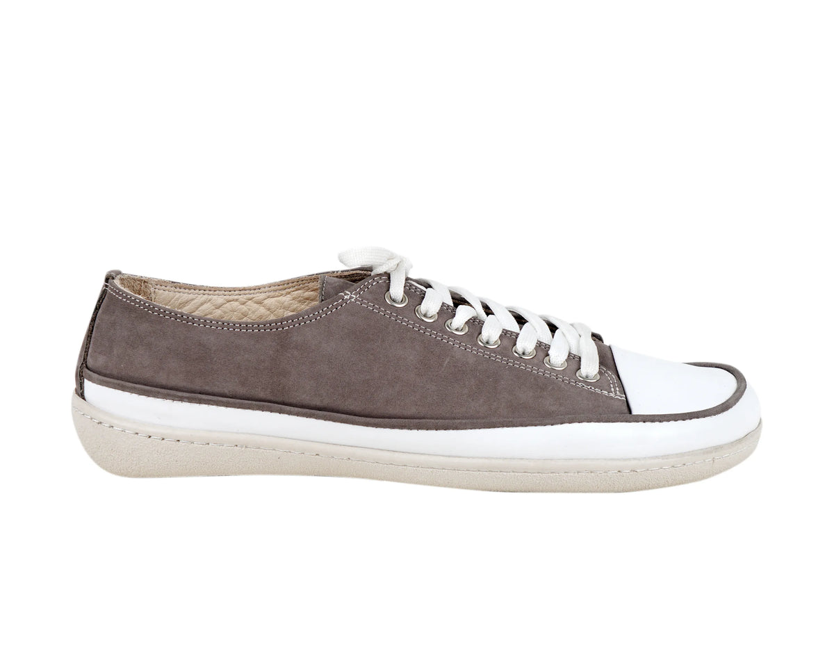 Nubuck Barefoot Converse Shoes – 6mm Rubber Sole – Gray