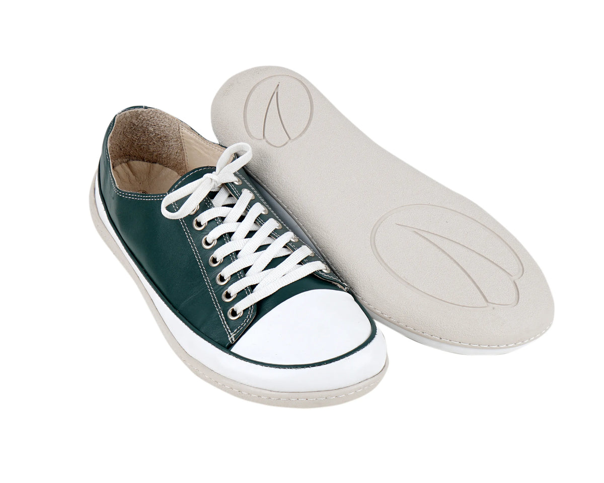 Smooth Barefoot Converse Shoes – 6mm Rubber Sole –  Green