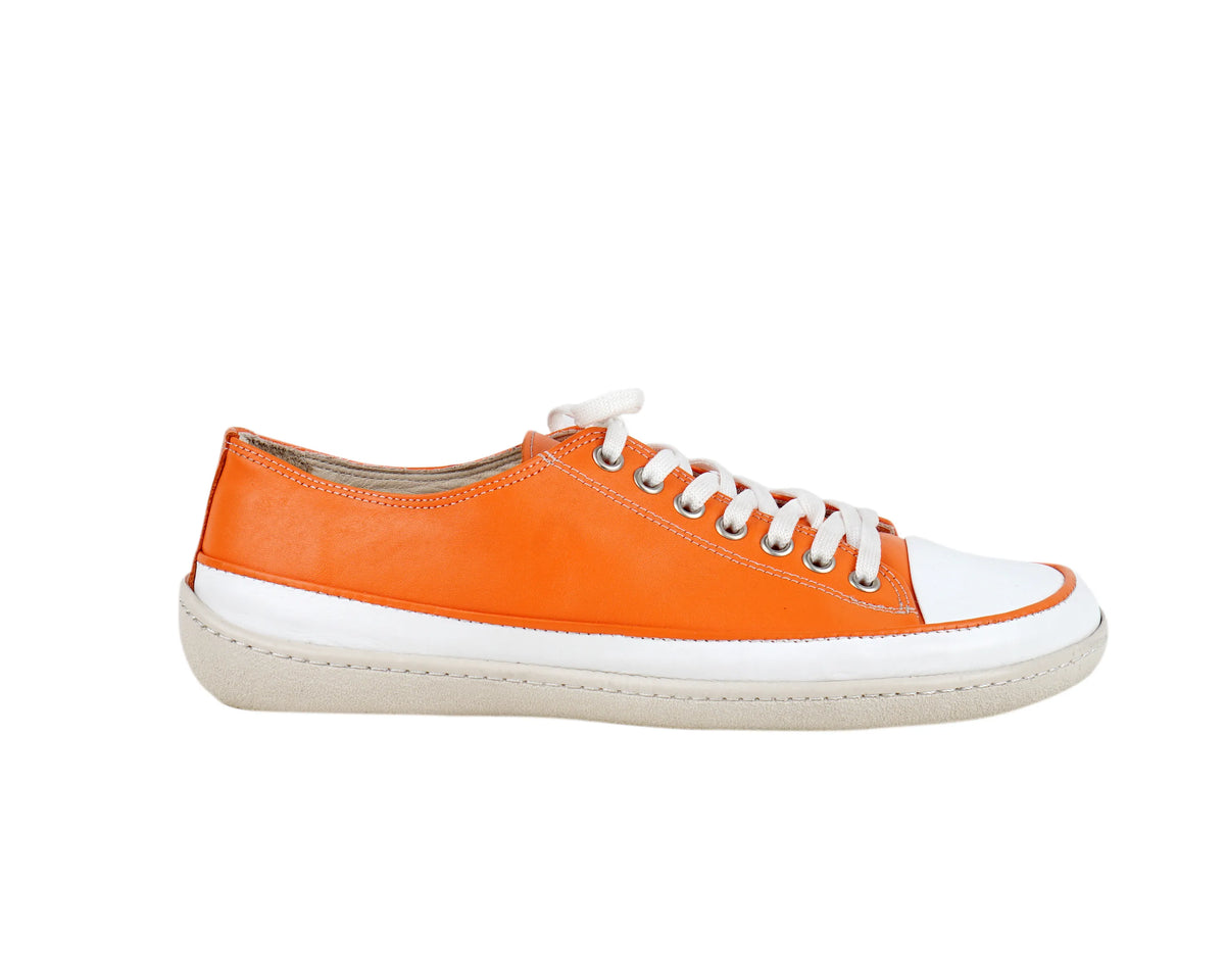 Smooth Barefoot Converse Shoes – 6mm Rubber Sole – Orange