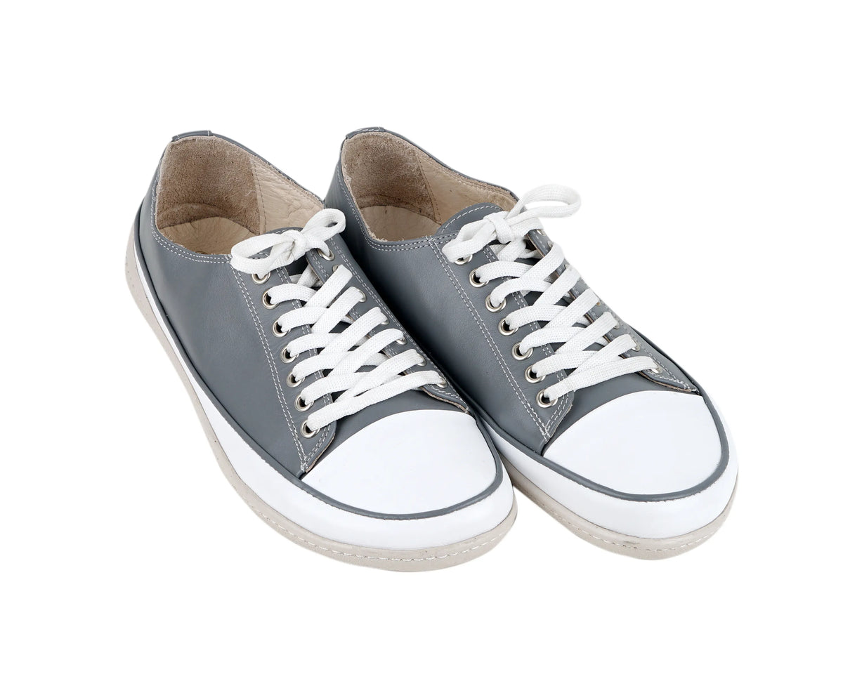 Smooth Barefoot Converse Shoes – 6mm Rubber Sole – Gray
